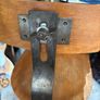 vintage singer factory chair 1920s Image 4