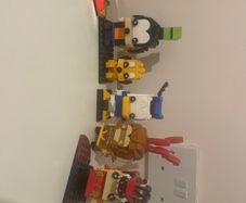 Lego assortment of brick heads