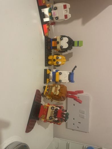 Lego assortment of brick heads