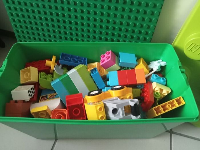 Box of Lego Duplo