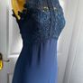 Monsoon Navy Lace Maxi Dress BNWT UK 8 Wedding Guest Bridesmaid Debs Image 9