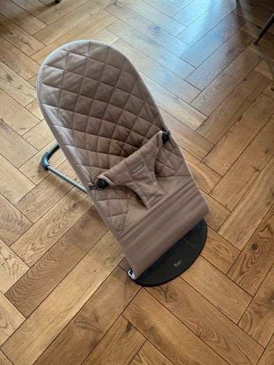 Babybjorn Bouncer Bliss Woven Classic Quilted in Sand Colour