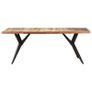Dining Table 200x90x76 cm Solid Reclaimed Wood Image 4