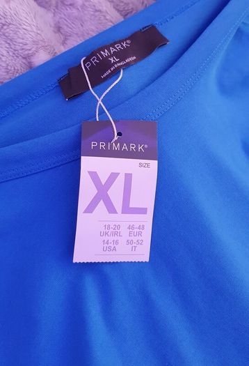 BNWT - Size XL - A Lovely Blue Ladies Tee - Read Carefully