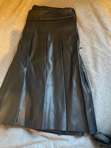 New Leather Look Skirt