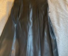 New Leather Look Skirt