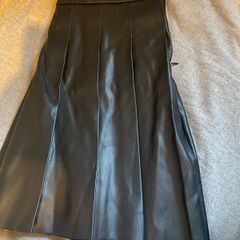 New Leather Look Skirt