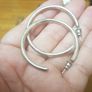 Big round earrings 4 pairs Image 4