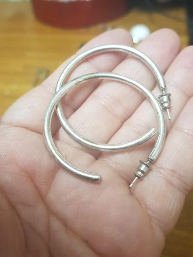 Big round earrings 4 pairs