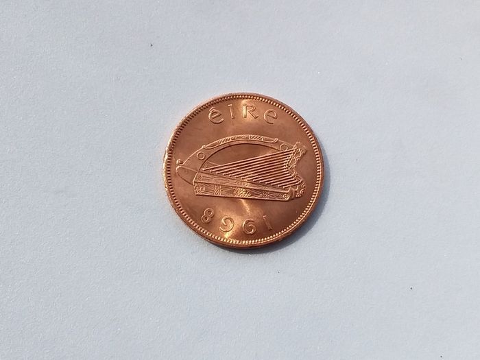 Ireland : 1d Pingin " One Penny " - 1968 Coin - ( Last Year of Issue )