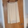 Per Una Cream  Pleated Skirt.  Size 16. Image 3