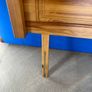 Double wood  headboard bed Image 4
