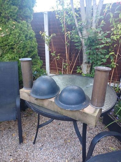 Antique, Military,Army Helmets