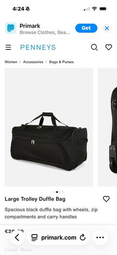 4 black wheelie bags