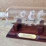 Vintage Mayflower Glass Ship - Santa Maria Christopher Columbus Flagship Image 5