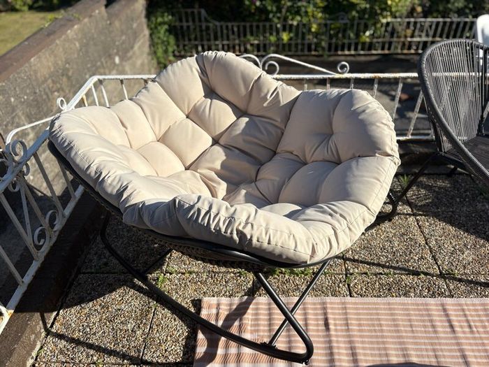 Large garden rocking chair