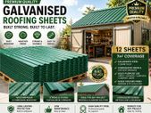 12 x Metal Roofing Sheets for Shed 7m2 Corrugated Roof Panels