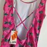 14years, With Tags Losan Pink "Paradise Palms" One-Piece Swimsuit Image 7