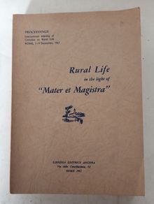 Mater Et Magistra Vintage Book