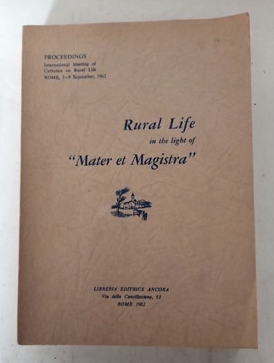 Mater Et Magistra Vintage Book