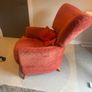 Two Fama make high back armchairs Image 3