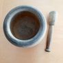 Antique pestle & mortar Image 6