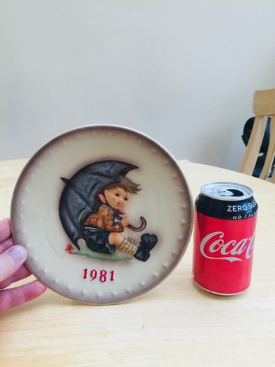 Large Vintage Hummel Wall Hanging Plate