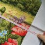 Stunning Handmade Cross Stitch Embroidery - Garden flowers Image 8