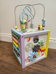 Wooden Activity Cube