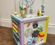 Wooden Activity Cube