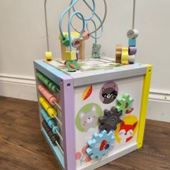 Wooden Activity Cube