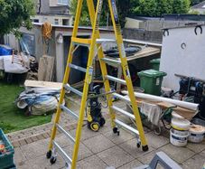 werner fiberglass stepladder
