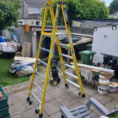 werner fiberglass stepladder