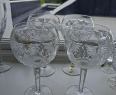 Waterford Crystal Millennium Toasting Goblets Peace x 4