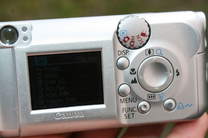 Canon Powershot A410 3.2MP Digital Camera - Silver Tested Works Great