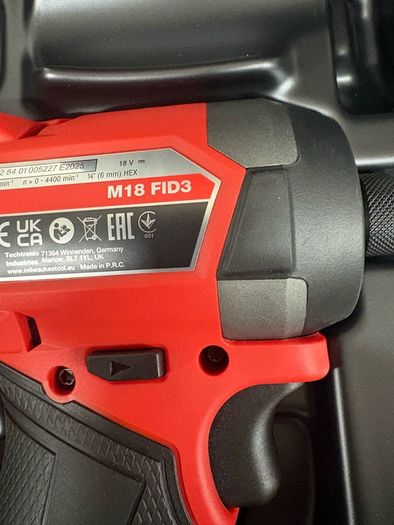 Milwaukee Gen 4 fid3 impact with box