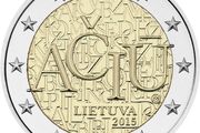 Lithuania 2 Euro Commemorative Coin 2015 - Lithuanian Language. UNCIRCULATED.