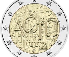 Lithuania 2 Euro Commemorative Coin 2015 - Lithuanian Language. UNCIRCULATED.