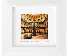 Kilmainham Gaol, Dublin, mini size framed print, by artist Helen Mathews
