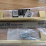 Elite Knobs & Handles Kensington Knurled D Handle Brushed Brass 169mm Image 2