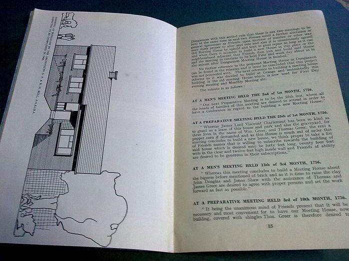 Historical sketch of Grange Meeting. Society of Friends Ireland Irish Tyrone