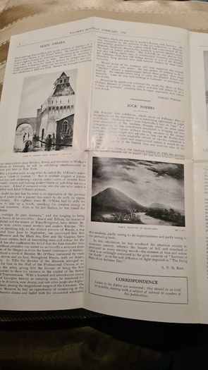 Walker's Quarterly. Rare 1930.windmills In Sussex By G. M. Fowell. Illustrated & Data Coloured By A. Ford Hughes. First Edition Paperback In Good Condition Complete With Walker's. Monthly Pull Out. See Photos.