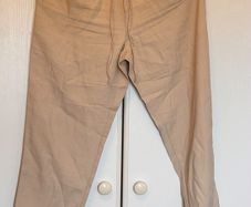 Beige Drawstring Trousers 8IE-36EU