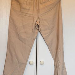 Beige Drawstring Trousers 8IE-36EU