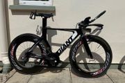 Giant Trinity Advanced Di2 TT / Triathlon Bike  Zipp 1080/808 Carbon Wheels