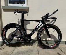 Giant Trinity Advanced Di2 TT / Triathlon Bike  Zipp 1080/808 Carbon Wheels