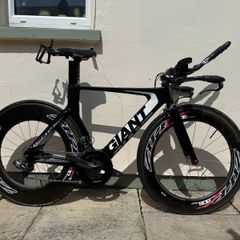 Giant Trinity Advanced Di2 TT / Triathlon Bike  Zipp 1080/808 Carbon Wheels