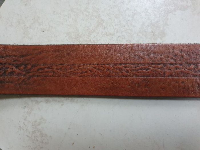 Brown leather belt Matthew Williamson
