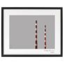 Poolbeg Chimneys, Limited Edition Grey or Black Framed Print Image 4