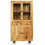 Highboard Solid Mango Wood 95x45x185 cm Image 6